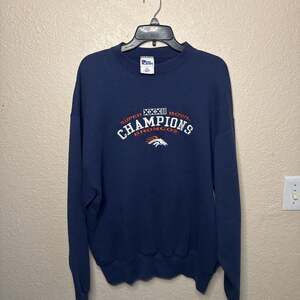 VINTAGE NFL DENVER BRONCOS SUPER BOWL XXXII CHAMPIONS 1998 CREWNECK SWEATSHIRT.